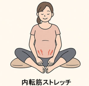 内転筋ストレッチ