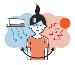 夏の体温調整