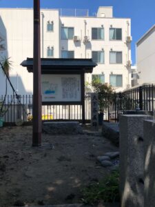 天下茶屋跡の石碑