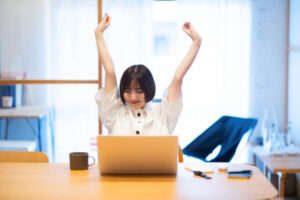 仕事中に深呼吸