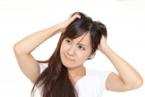 イライラする女性