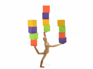 バランスをとる